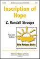 Inscription of Hope Two-Part choral sheet music cover